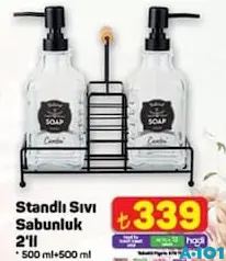 STANDLI SIVI SABUNLUK 2'Lİ STANDLI SIVI SABUNLUK 2'Lİ